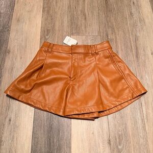 NWT We The Free Vegan Leather Shorts